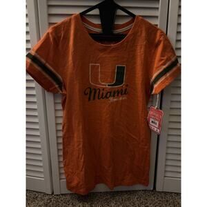 NWT Miami Hurricanes Tshirt